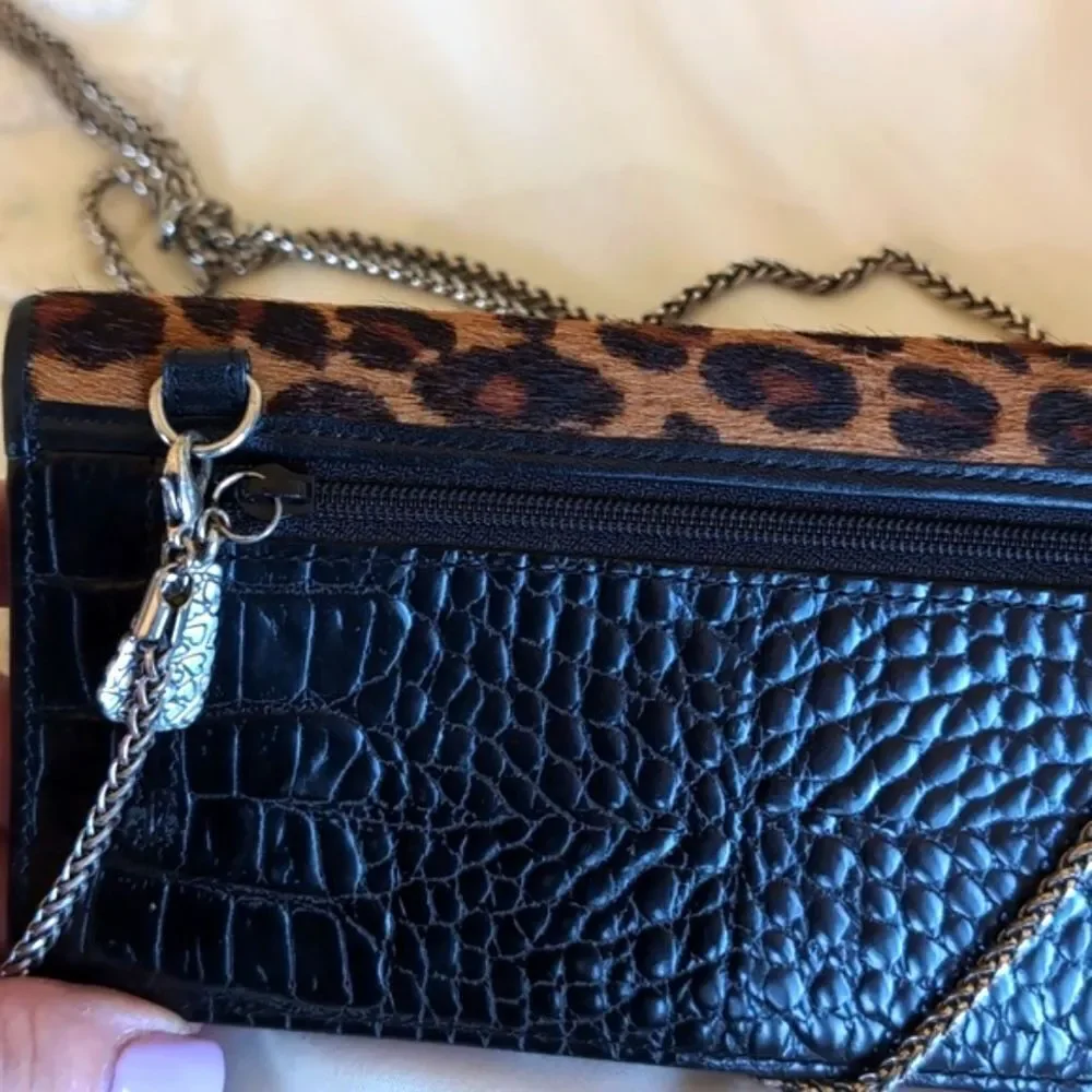 Brighton Cheetah Bellissimo Crossbody Wallet 🐆